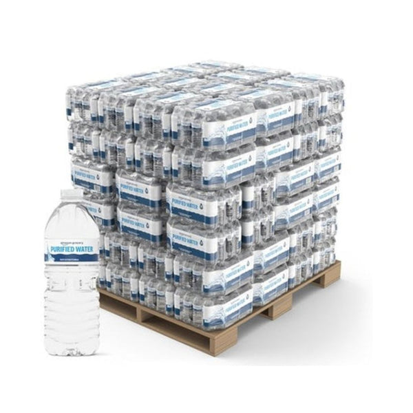 84 Cases (2,016 Bottles) Amazon Grocery Purified Water
