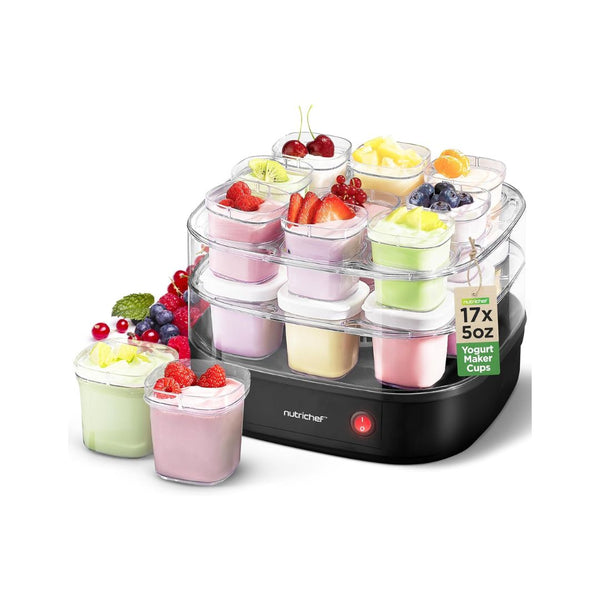 Nutrichef 17 Cup Automatic Yogurt Maker