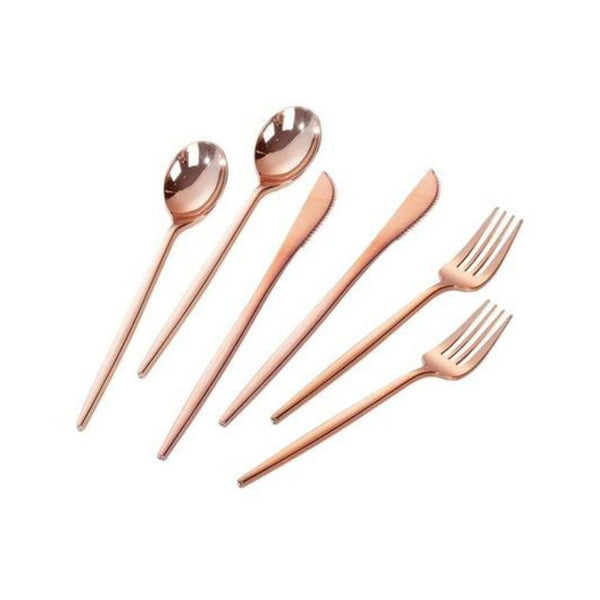 300-Pcs Plastic Silverware Set