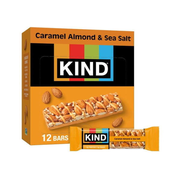 12-Count KIND Nut Bars, Caramel Almond & Sea Salt