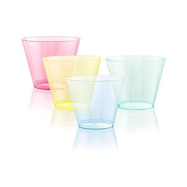 200 9-Oz Colorful Plastic Cups