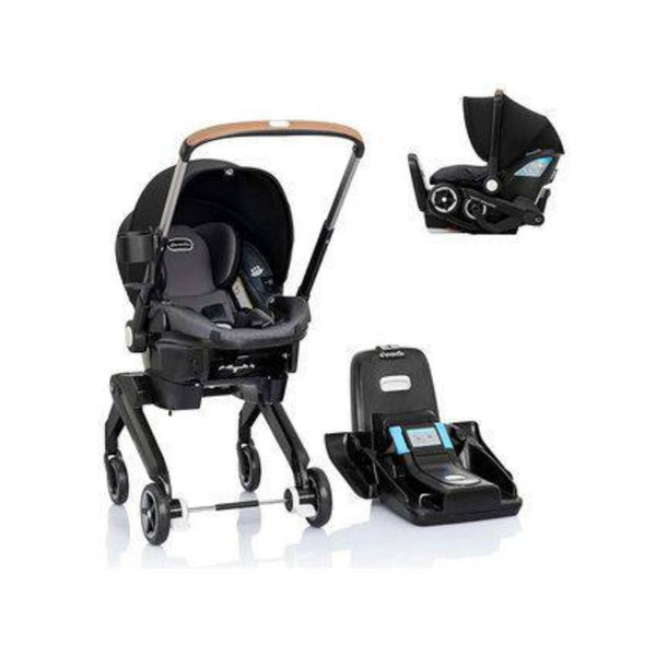 Evenflo Shyft DualRide Infant Car Seat Stroller Combo with Carryall Storage