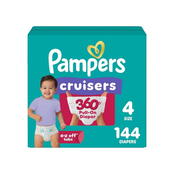 144-Count Pampers Diapers - Cruisers 360 - Size 4