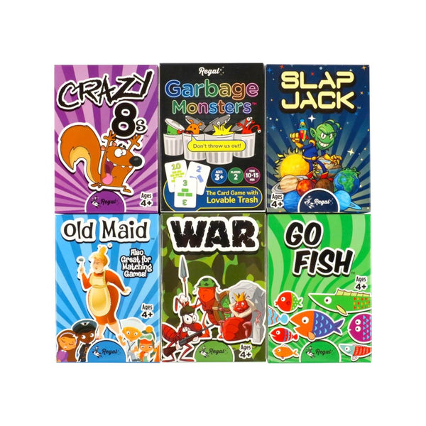 Regal Games Set of 6 Card Games