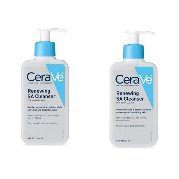 2 CeraVe Renewing Salicylic Acid Cleansers