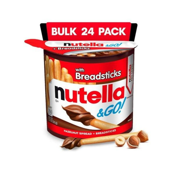 24 Nutella & GO! Snack Packs with Breadsticks
