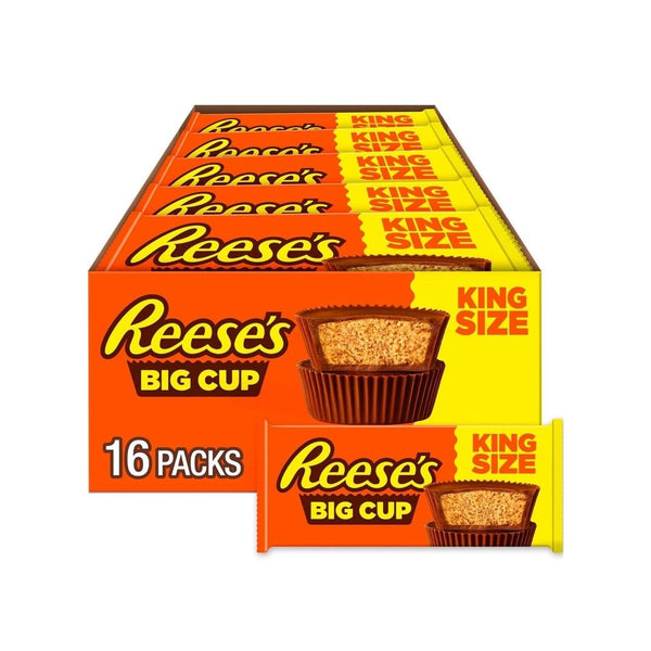 16 Reese's Big Cup King Size Peanut Butter Cups
