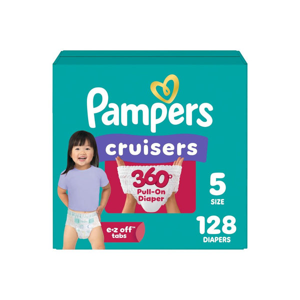 128-Count Pampers Diapers - Cruisers - Size 5