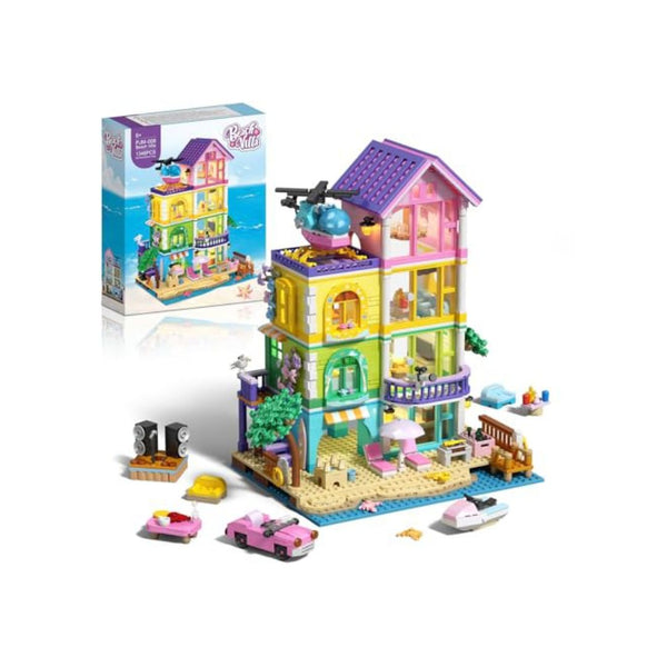 1,346 Piece Beach House Building Set
