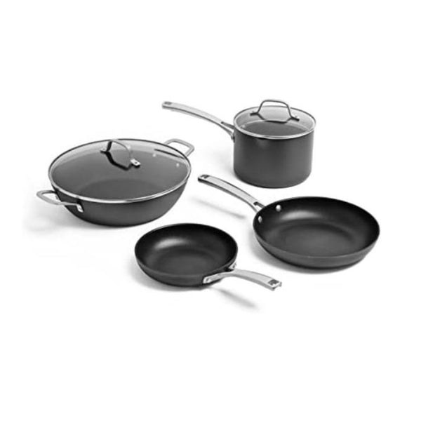 6-Piece Calphalon Hard-Anodized Nonstick Cookware Set