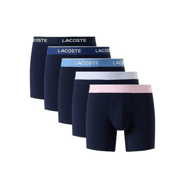 5 Lacoste Mens Cotton Stretch Boxer Briefs