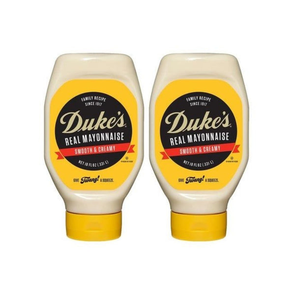 2 Squeeze Bottles Of Duke's Mayonnaise