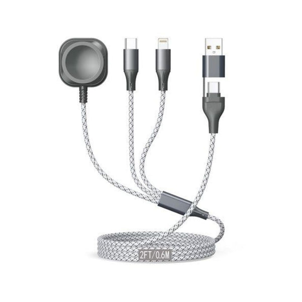 Multi Charging USB-C Cable with Apple Watch Charger