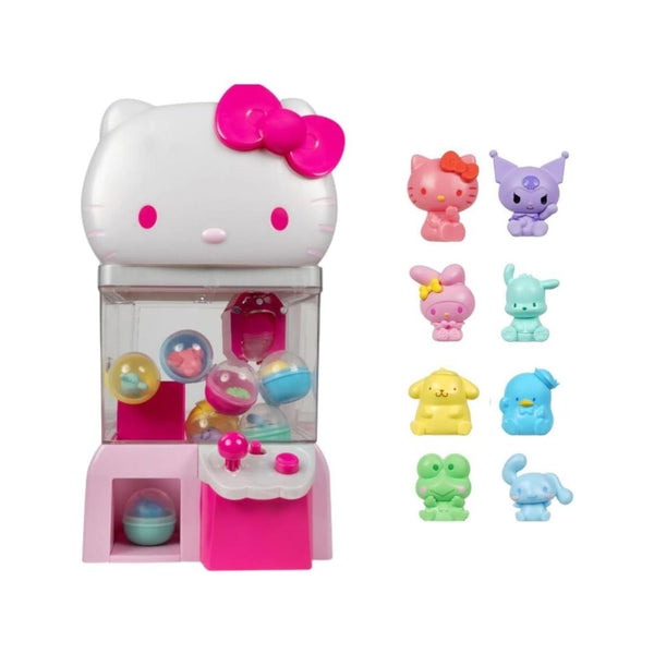 Hello Kitty and Friends Claw Machine with 8 Collectible Mini Figures