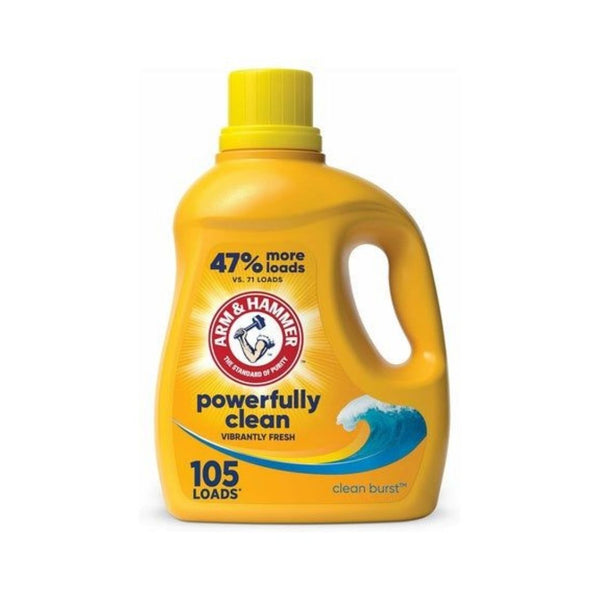 105 Loads Arm & Hammer Clean Burst Liquid Laundry Detergent