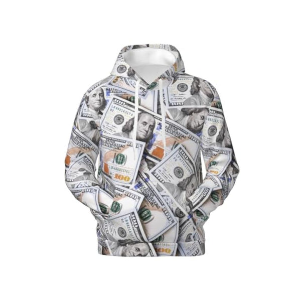 Money Dollar Fleece Hoodie