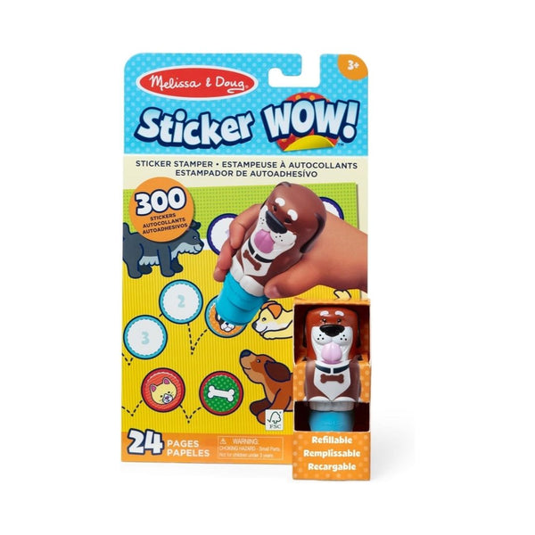 Melissa & Doug 24-Page Activity Pad and Stickers Stamper