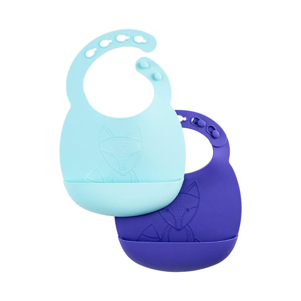 2-Pack Dr. Brown’s Silcone Baby Bib