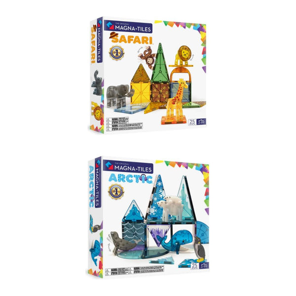 MAGNA-TILES 25-Piece Magnetic Construction Sets