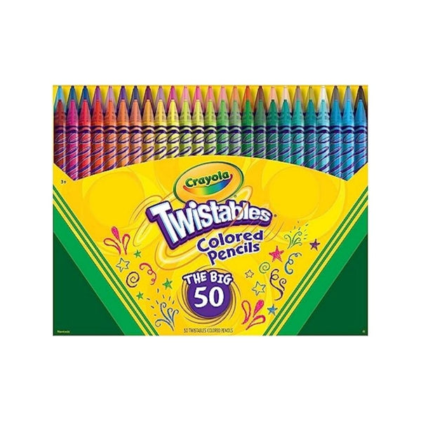 50-Count Crayola Twistables Colored Pencil Set