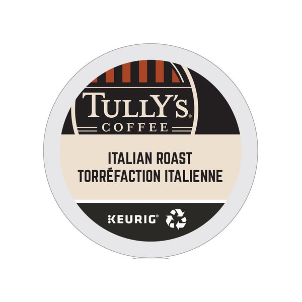 24-Count Tully’s Coffee Italian Dark Roast Coffee Pods