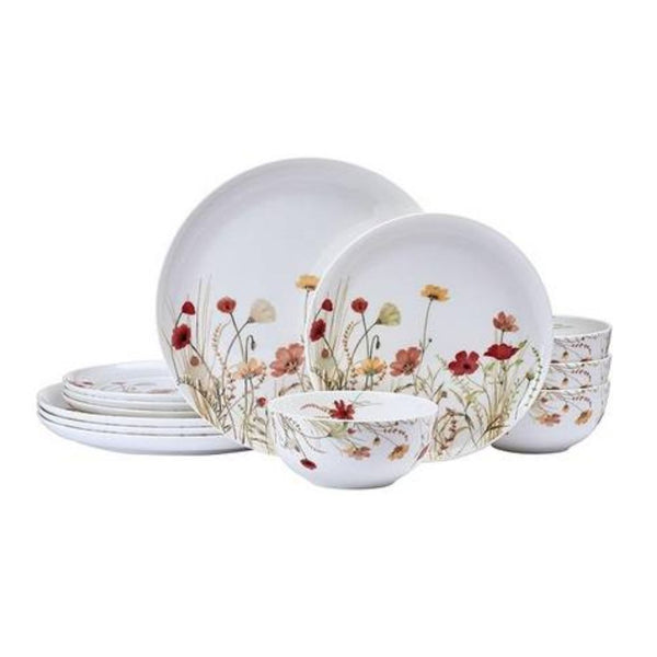 Mikasa 12-Piece Floral Bone China