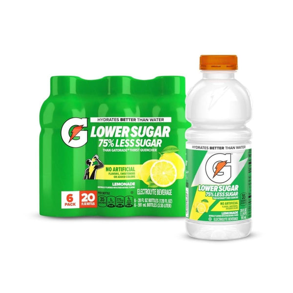 6 Bottles of Gatorade Lower Sugar Electrolyte Sports Drink