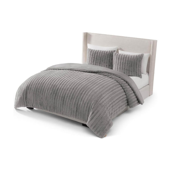 UGG Kenzie Plus Faux Fur Comforter Set with 2 Pillow Shams: Full/Queen