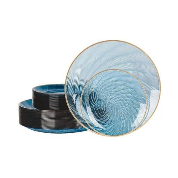 80-Pcs Disposable Plastic Plates
