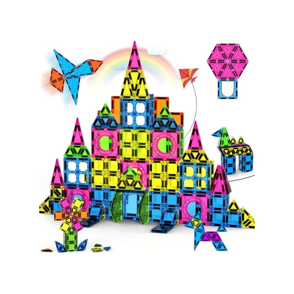 250-Pcs 3D Magnetic Tiles