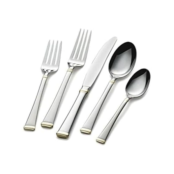 65-Piece Mikasa Gold Accent Harmony Flatware Set