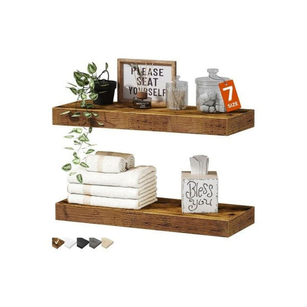 2-Pack Bathroom Floating Shelves