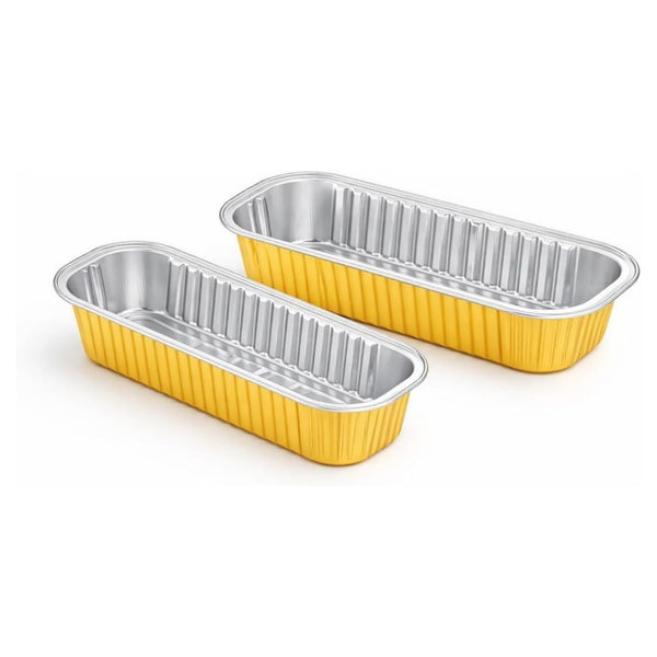 50 Pack Mini Loaf Pans with Lids & 50 Spoons