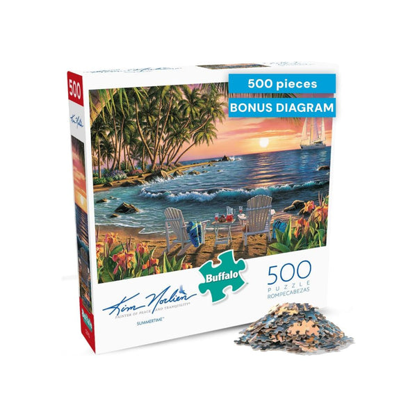 500 Piece Summertime Kim Norlien Jigsaw Puzzle