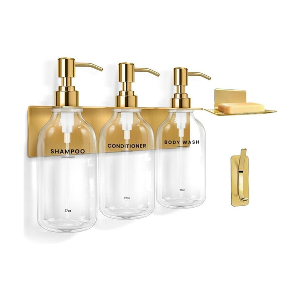 Set of 3 Shower Soap Dispensers
