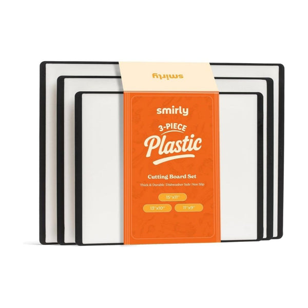 3-Piece Plastic Cutting Board Set