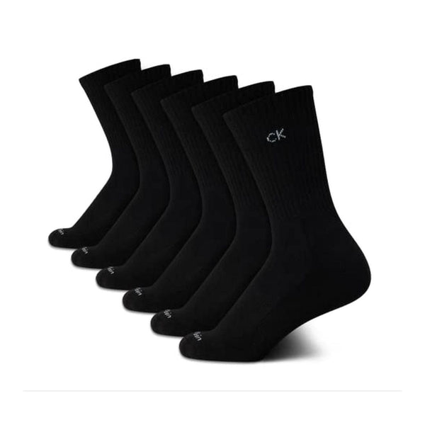 6 Pack Calvin Klein Women's Crew Socks