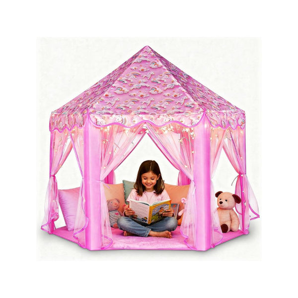 Playhouse Castle Play Tent with Star Lights