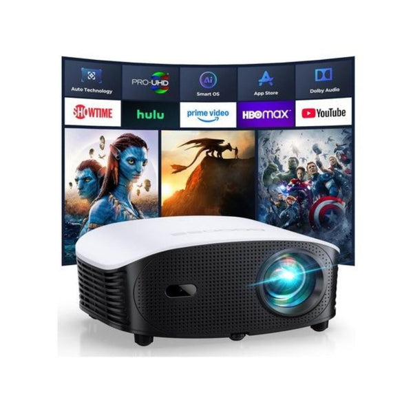 Smart Mini 4K Home Theater Projector with WiFi and Bluetooth
