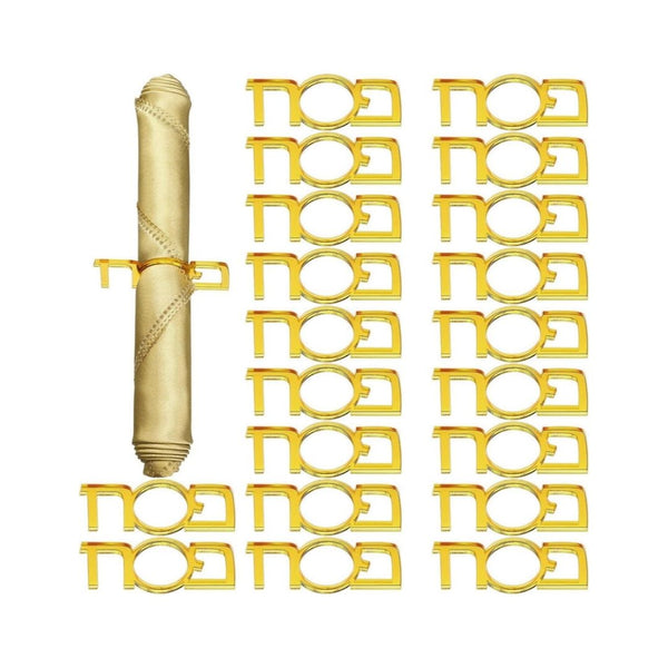 20 Pcs Passover Decoration Acrylic Napkin Rings