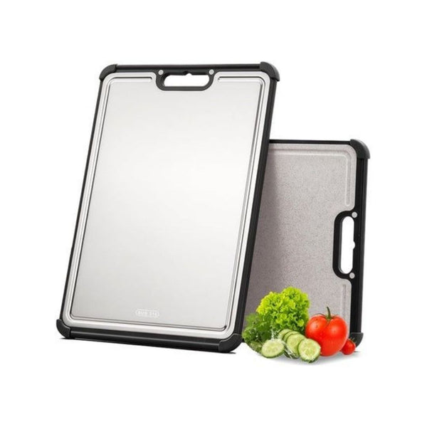 Stainless Steel Dual-Sided Cutting Board