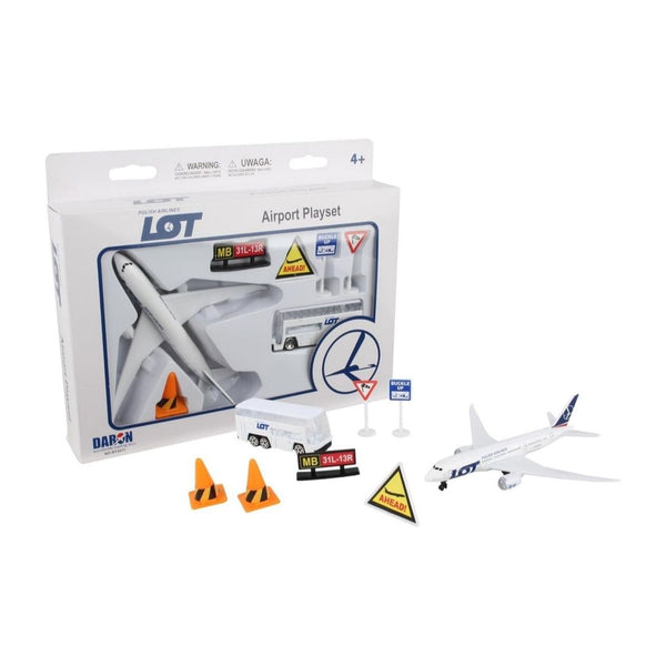 Daron LOT Polish Airlines Airport Playset
