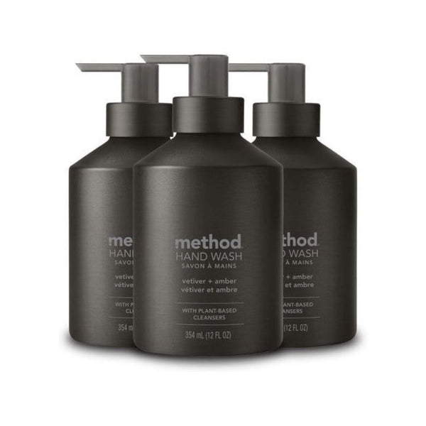 3 Method Vetiver + Amber Gel Hand Soaps