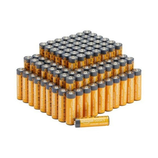 100-Pack Amazon Basics AA Batteries