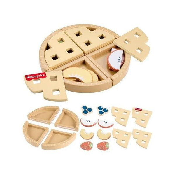 Fisher-Price Wood Pretend Play Toy Fruit Pie