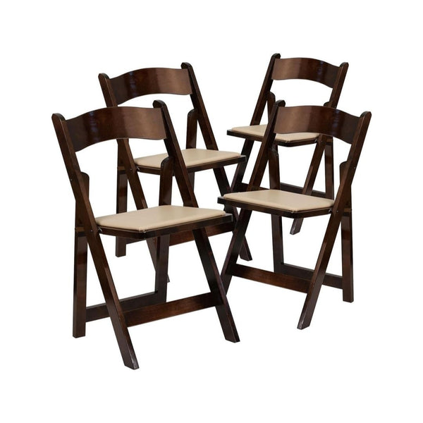 4 Pack Flash Furniture Wood Folding Chair