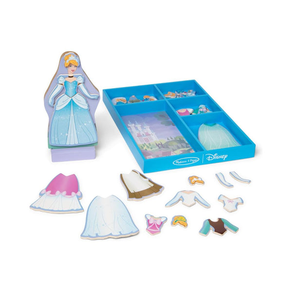 30Pcs Melissa & Doug Princess Cinderella Magnetic Dress-Up