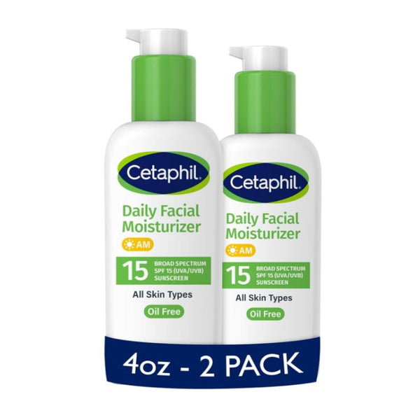 Pack of 2 Cetaphil Daily Facial Moisturizer SPF 15
