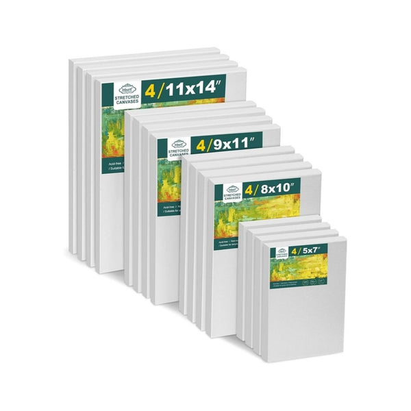 16-Pack Painting Canvases