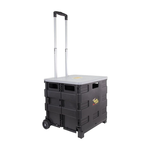Quik Cart Collapsible Rolling Crate on Wheels